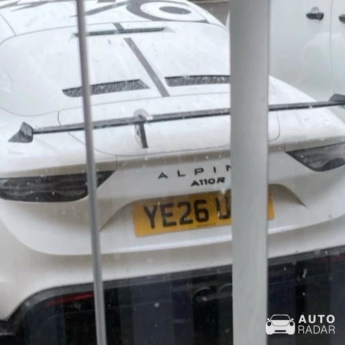 Alpine A110 R spotted in Alfreton