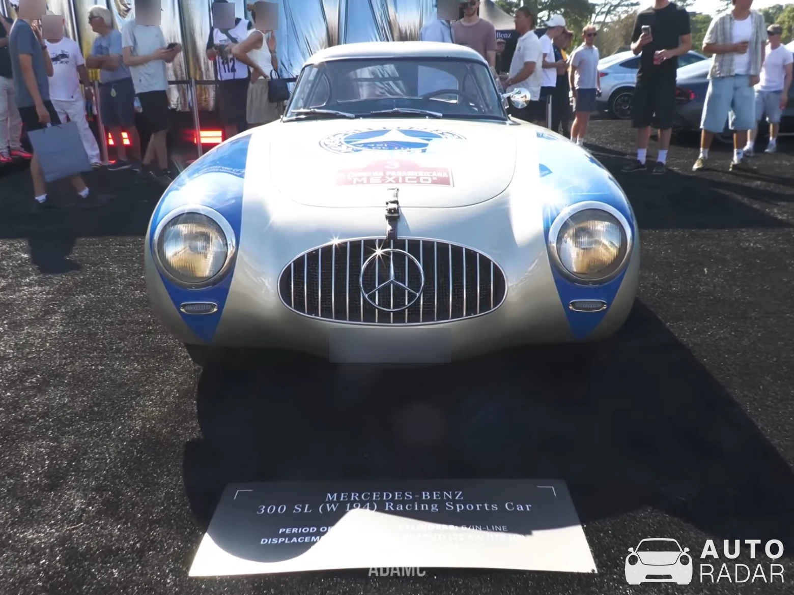 Mercedes-Benz 300SLR spotted