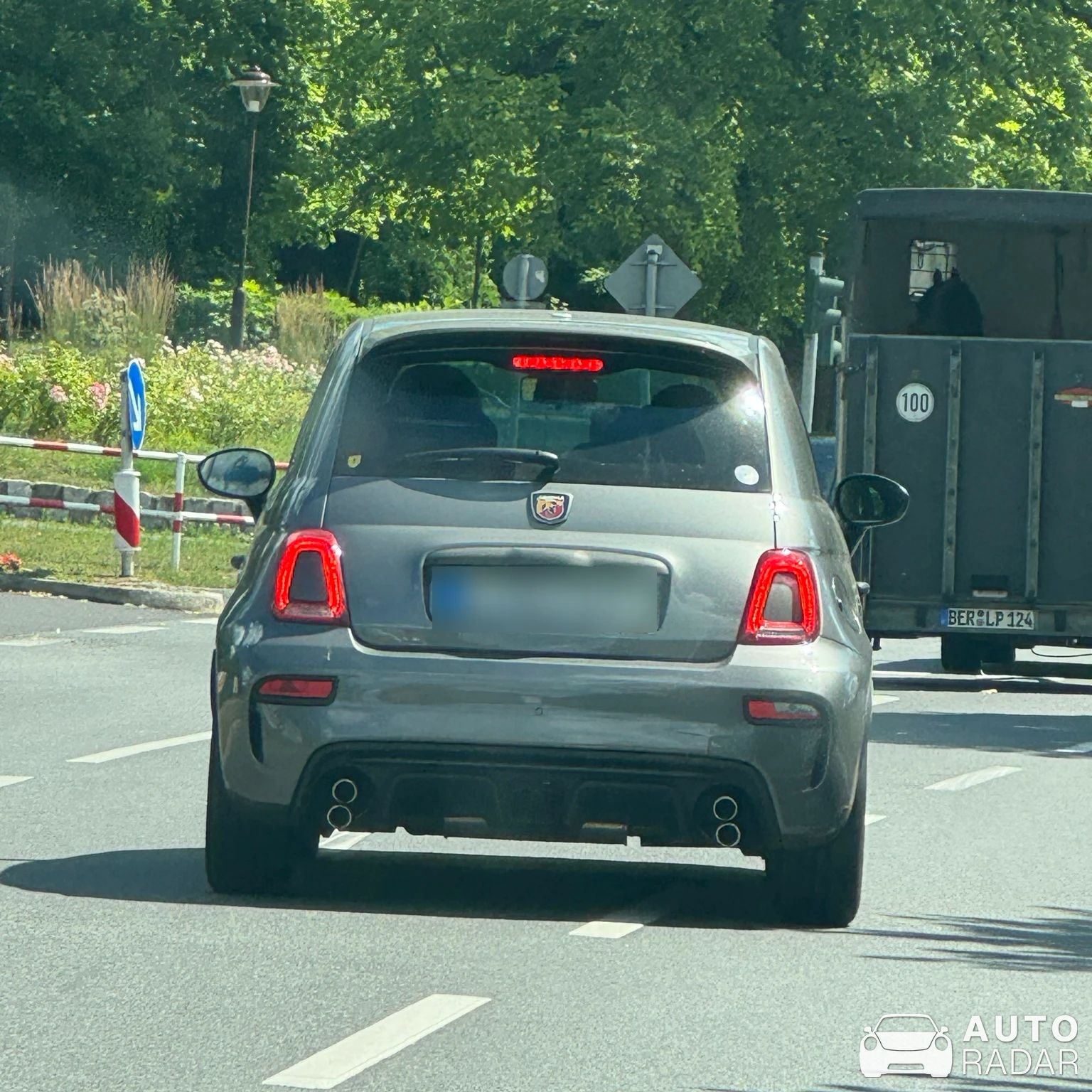 Abarth 595 spotted in Biesenthal