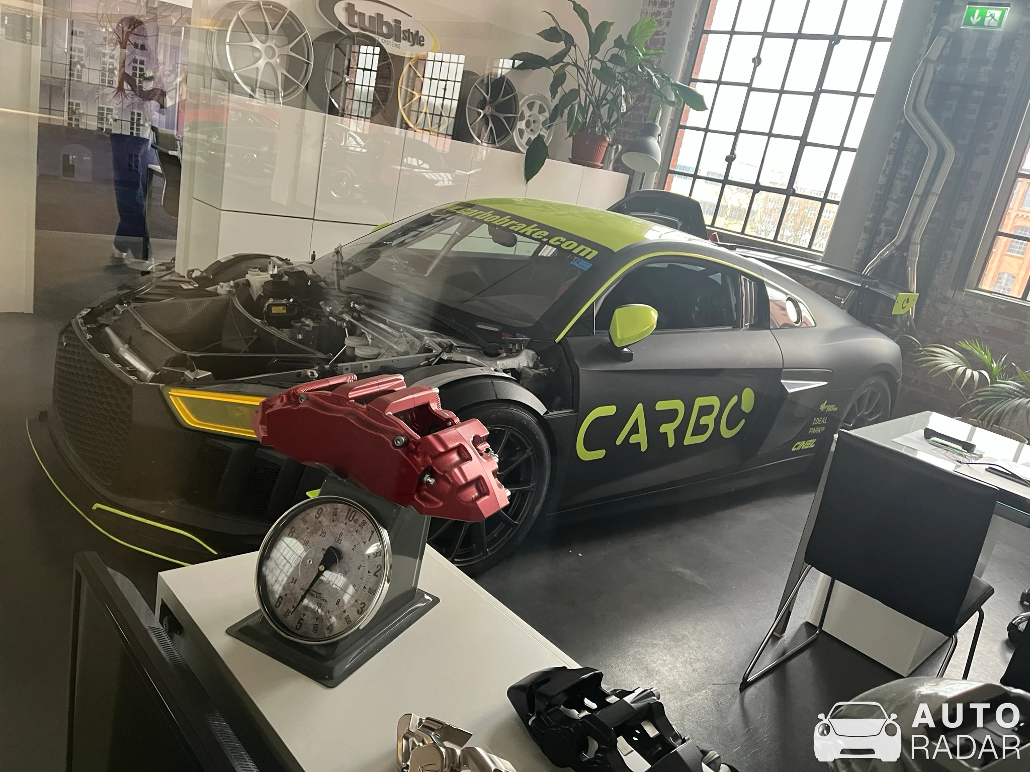 Audi R8 LMS GT4 spotted in Frankfurt am Main
