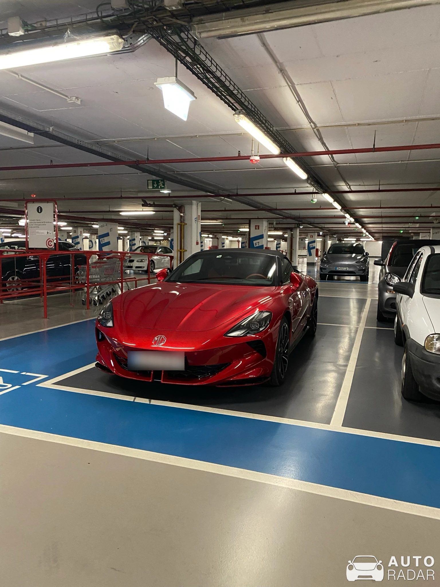 MG Cyberster spotted in Lisboa
