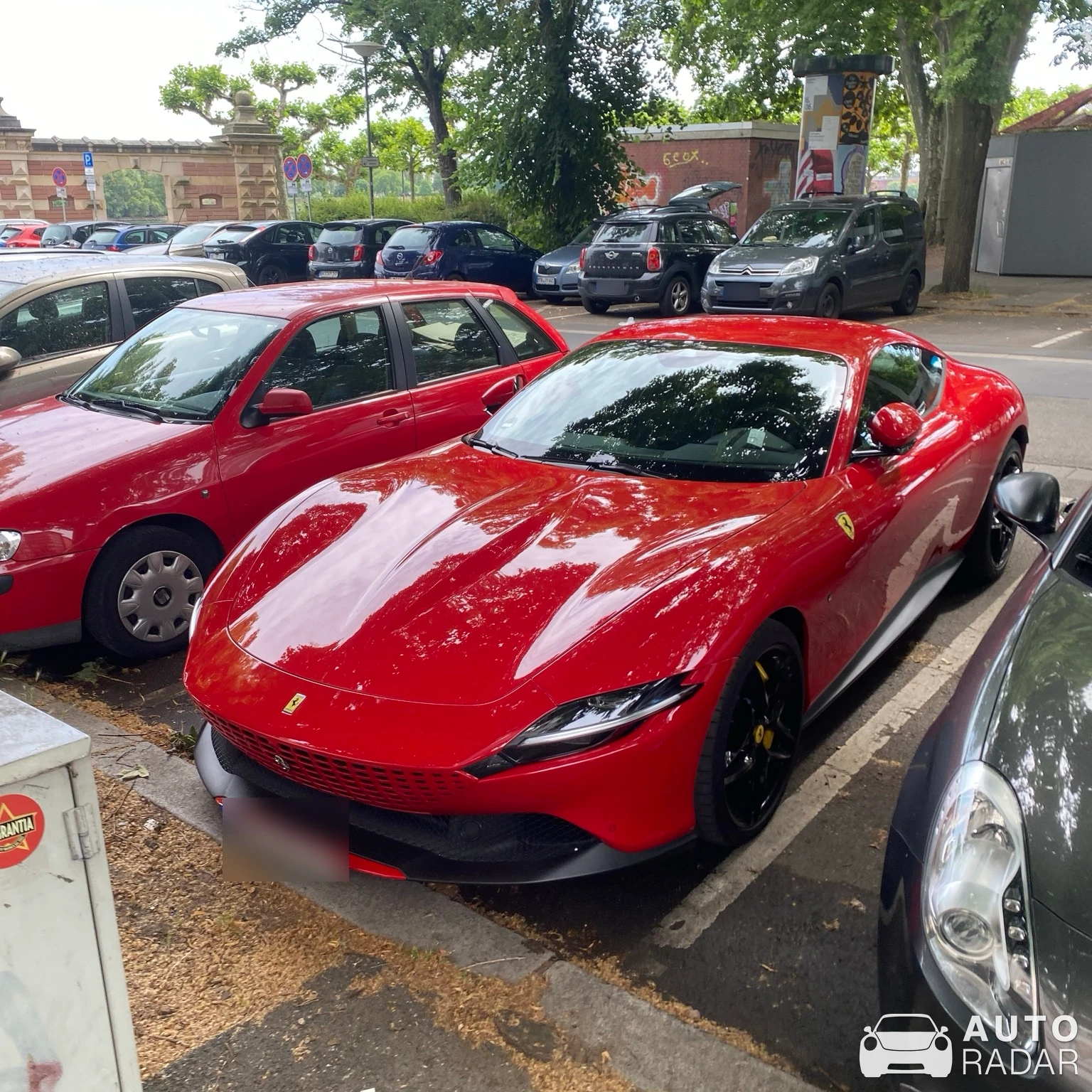 Ferrari Roma spotted in Rüsselsheim am Main