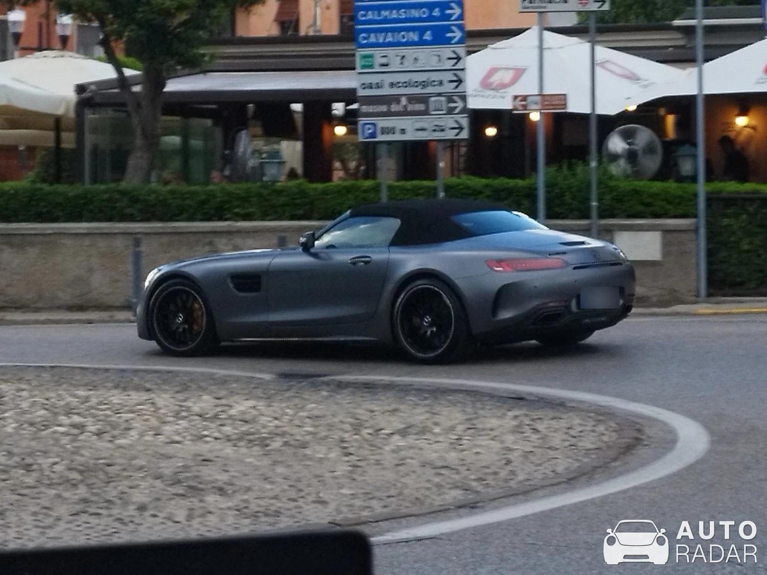 Mercedes-AMG GT C Roadster R190 spotted in Bardolino
