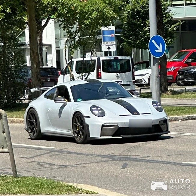 Porsche 992 GT3 MkII Weissach Package spotted in Haar