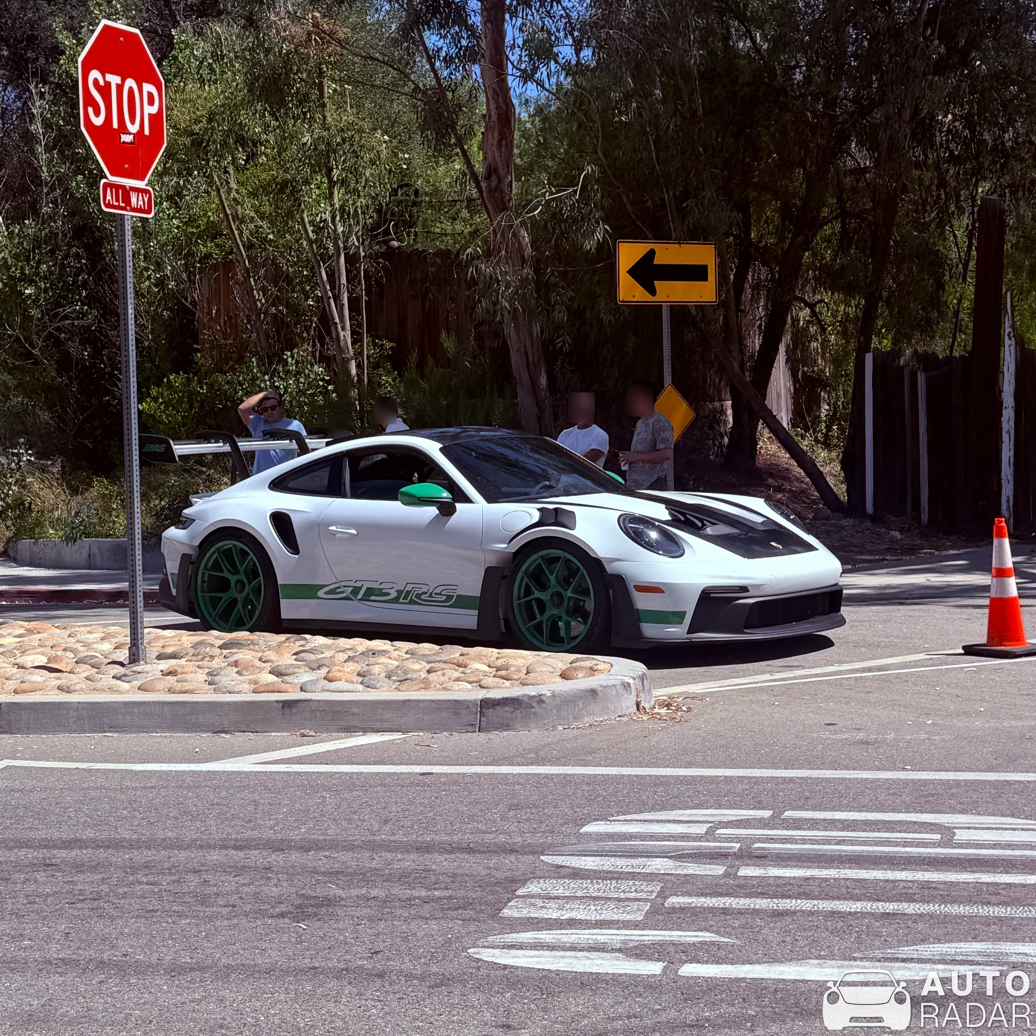 Porsche 992 GT3 RS Tribute to Carrera RS spotted in Malibu