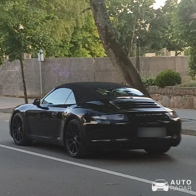 Porsche 991 Carrera Cabriolet MkII spotted in Palanga City