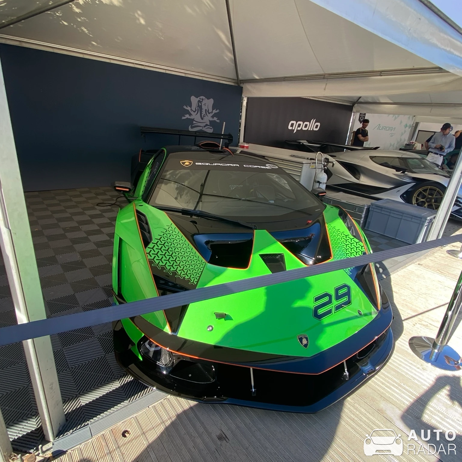 Lamborghini Essenza SCV12 spotted in Worthing