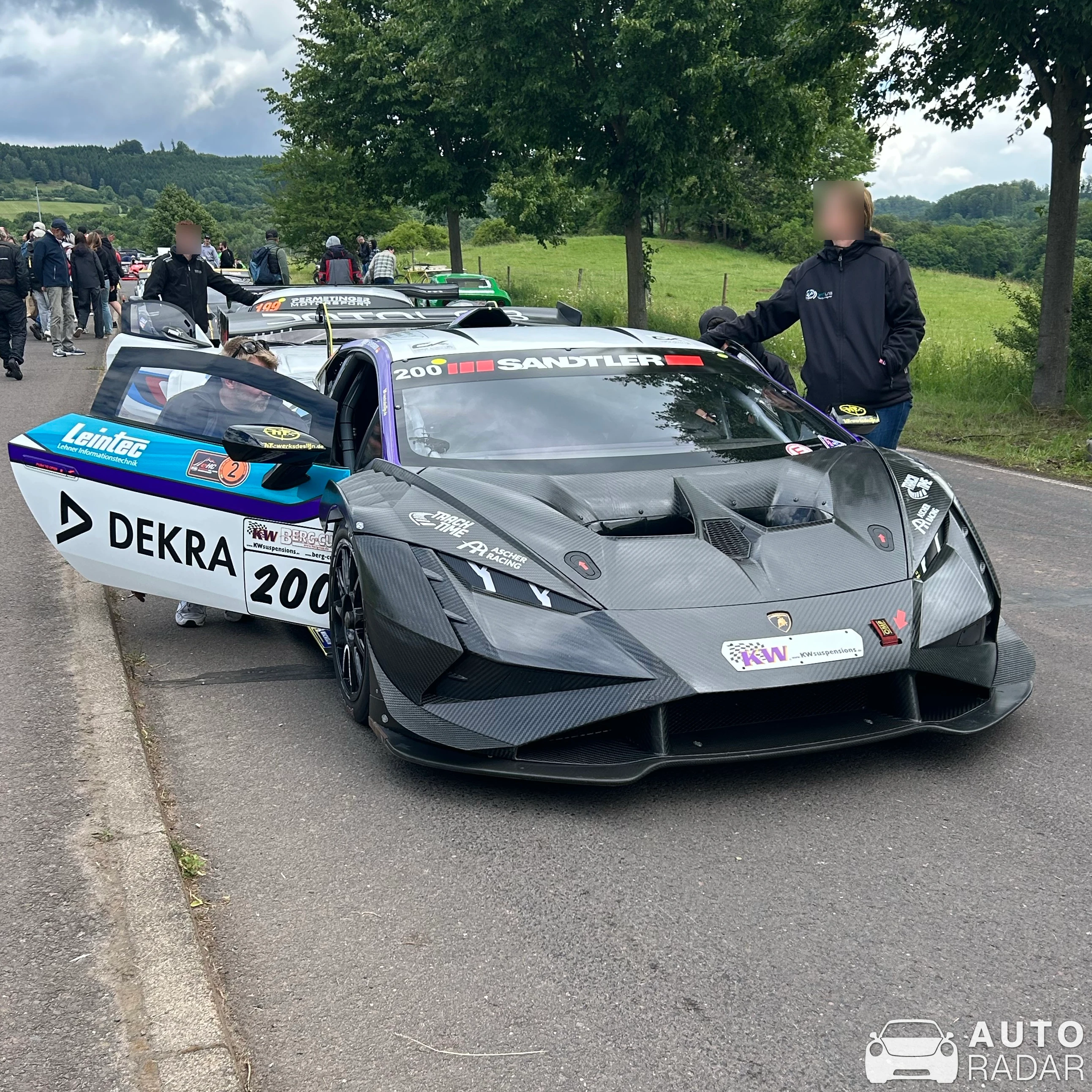 Lamborghini Huracán Super Trofeo EVO2 spotted in Bad Liebenstein