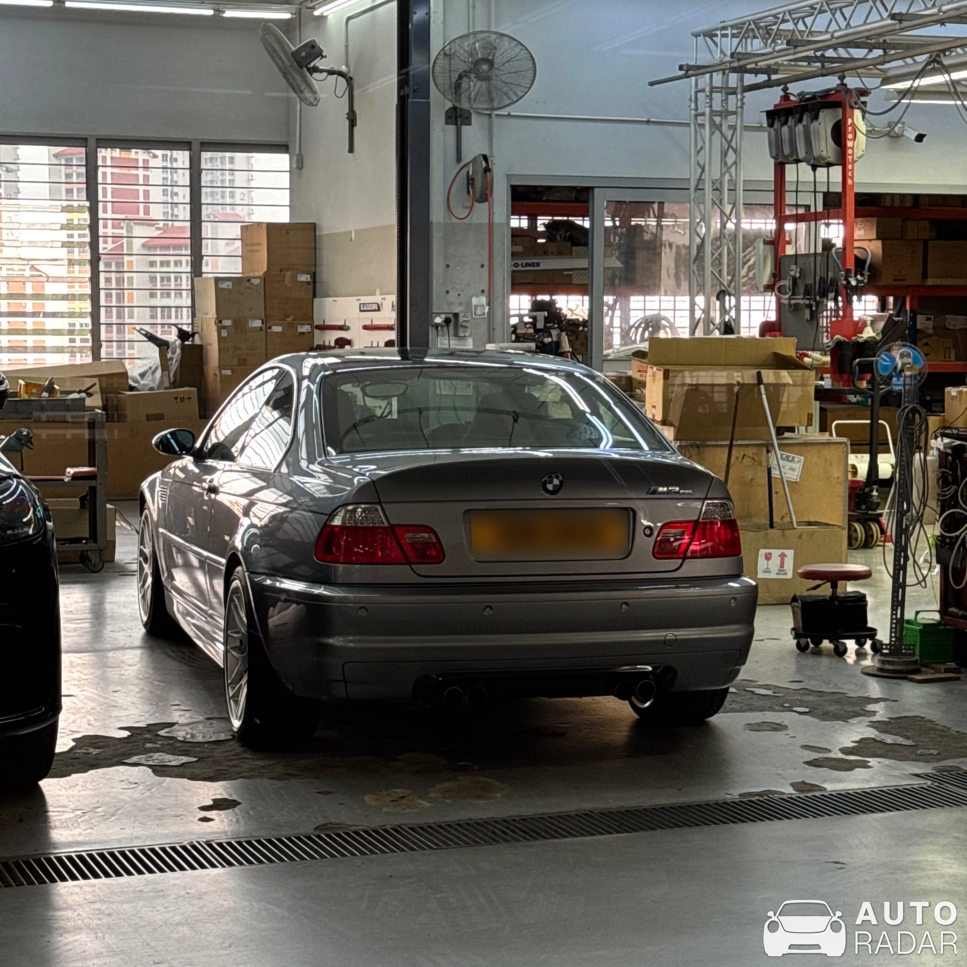 BMW M3 E46 CSL spotted in Singapore
