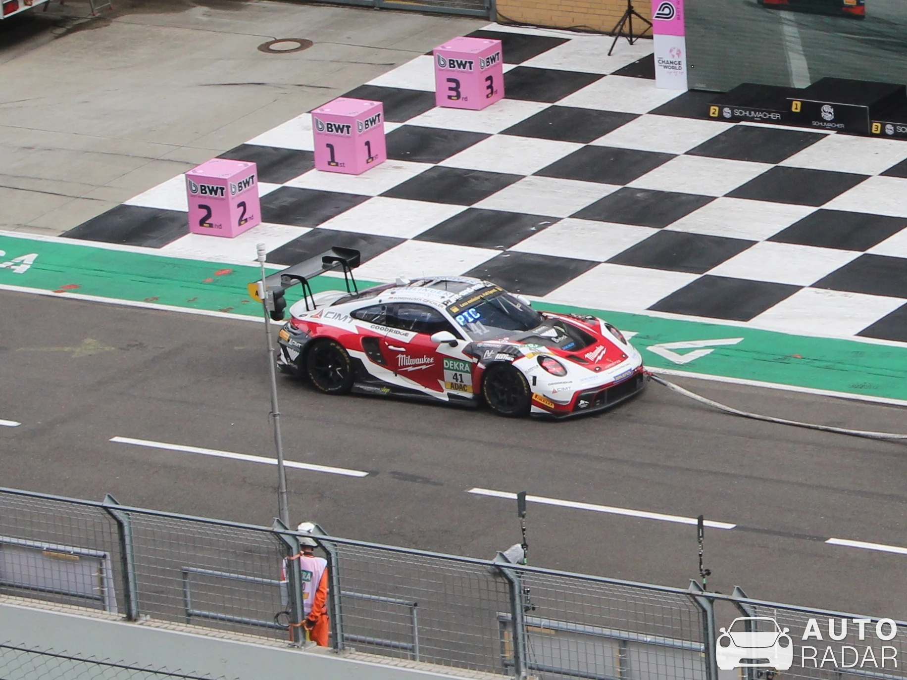 Porsche 992 GT3 R spotted in Schipkau