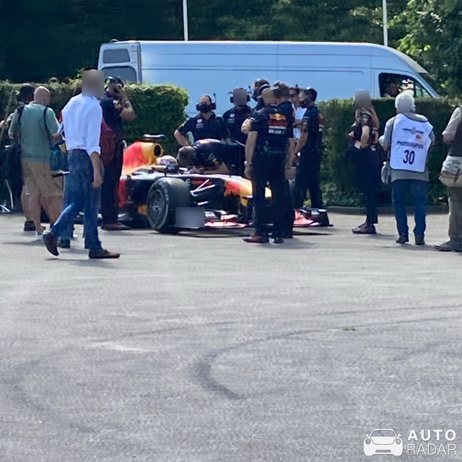 Red Bull Racing RB7 spotted in Worthing