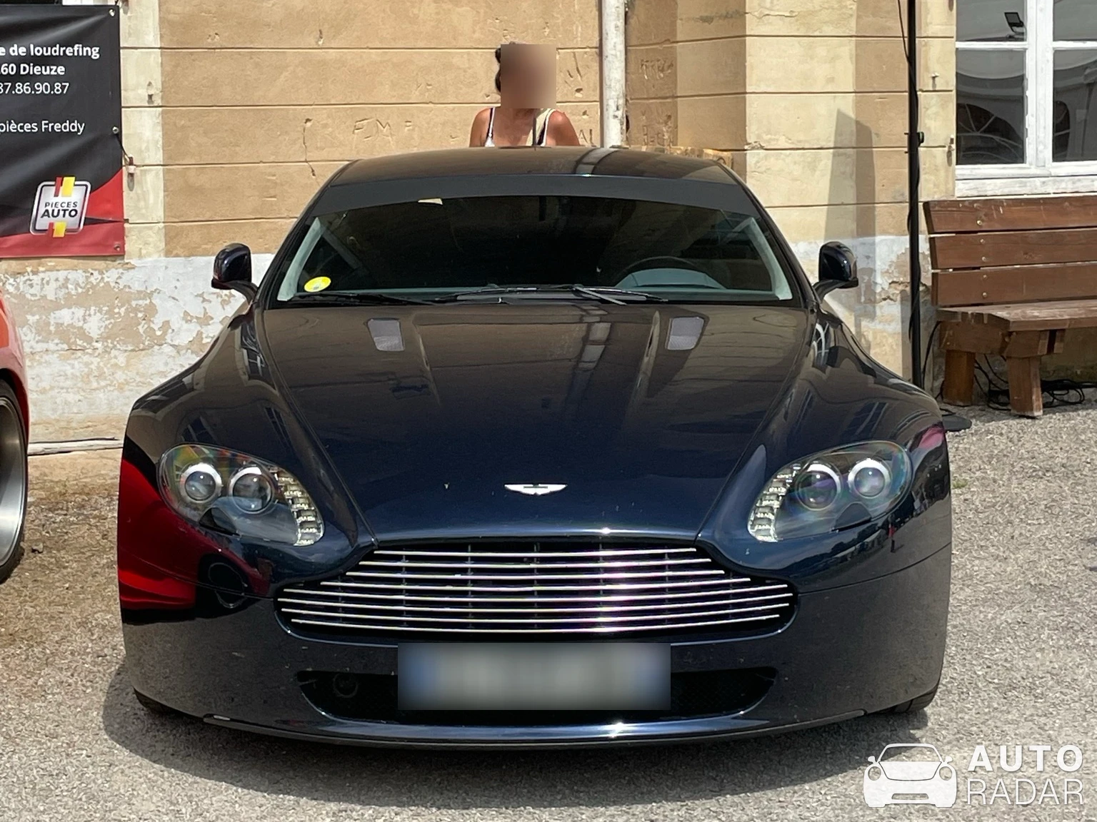 Aston Martin V8 Vantage spotted in Salonnes