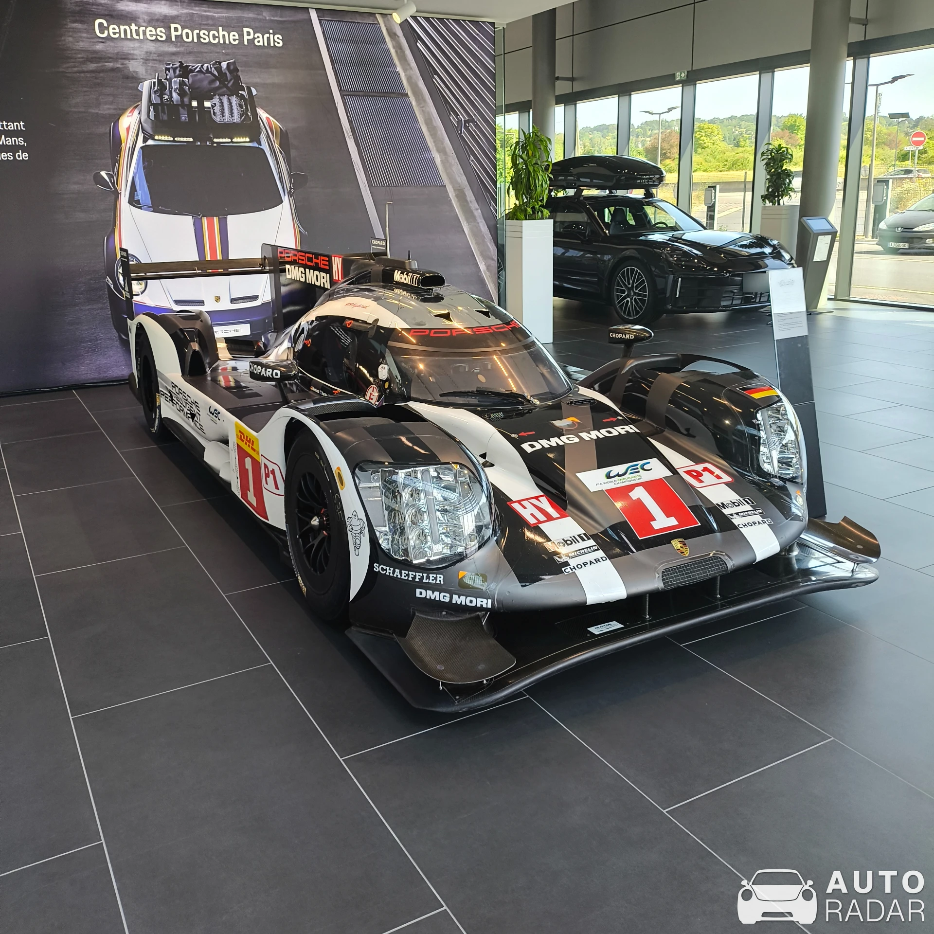 Porsche 919 Hybrid spotted in Poissy