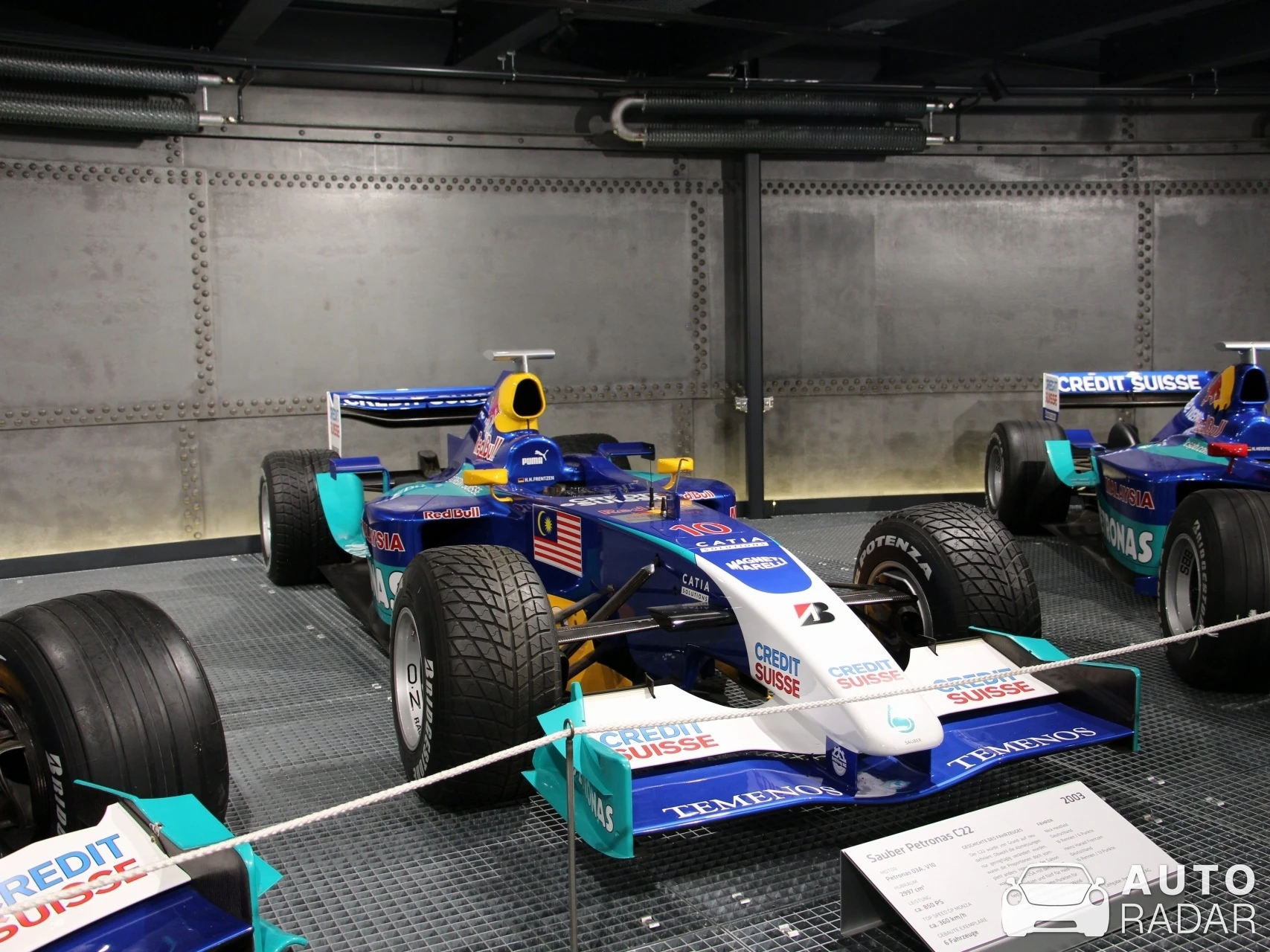 Sauber C22 spotted in Romanshorn