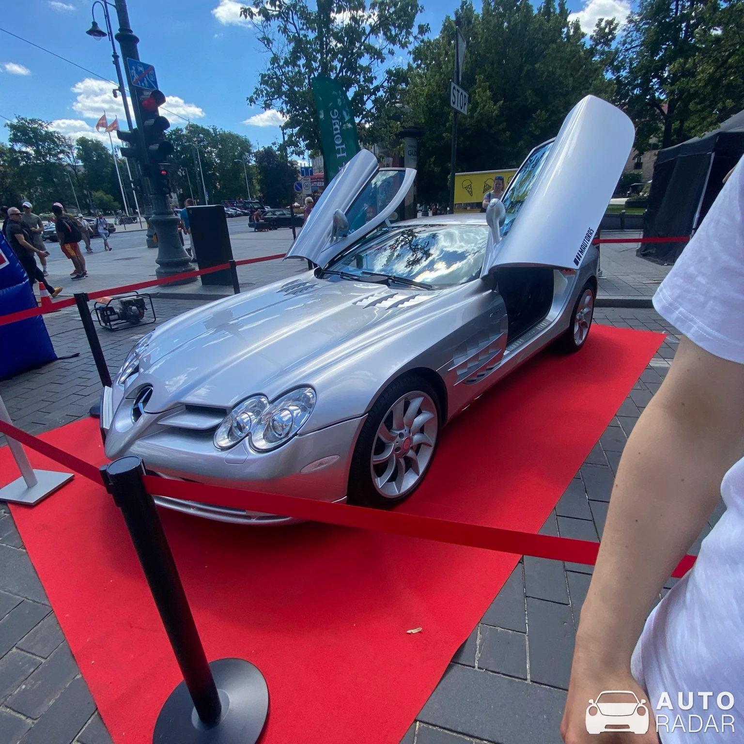 Mercedes-Benz SLR McLaren spotted in Vilnius
