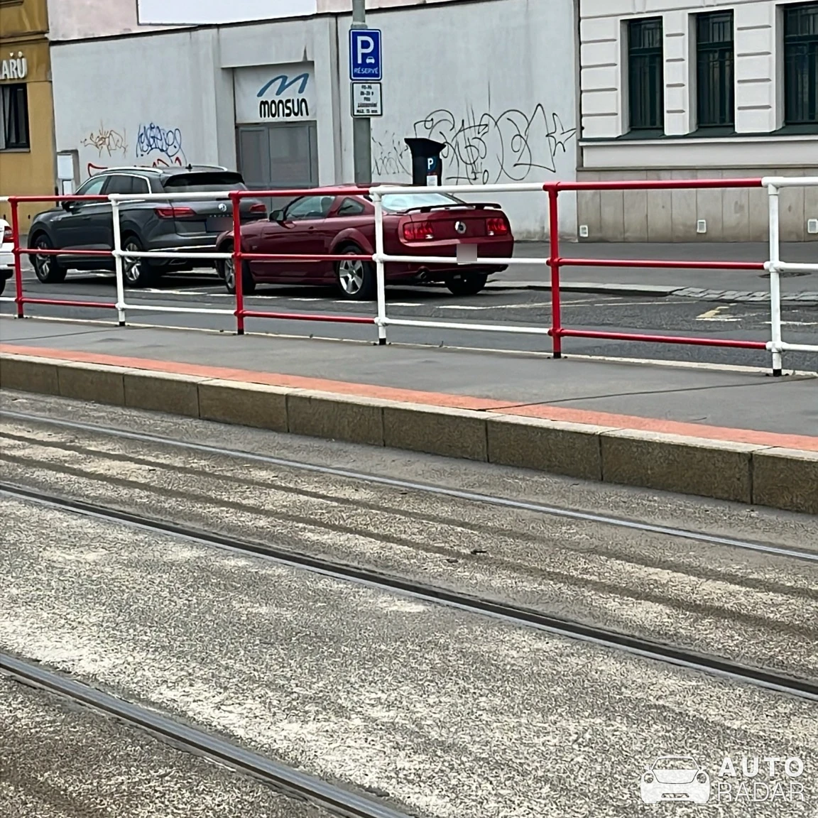 Ford Mustang spotted in Karlštejn