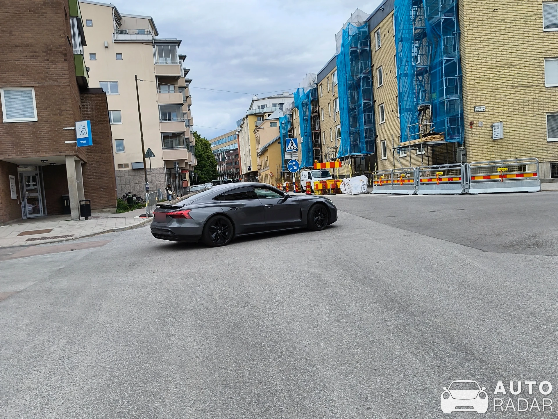 Audi E-Tron GT spotted in Uppsala