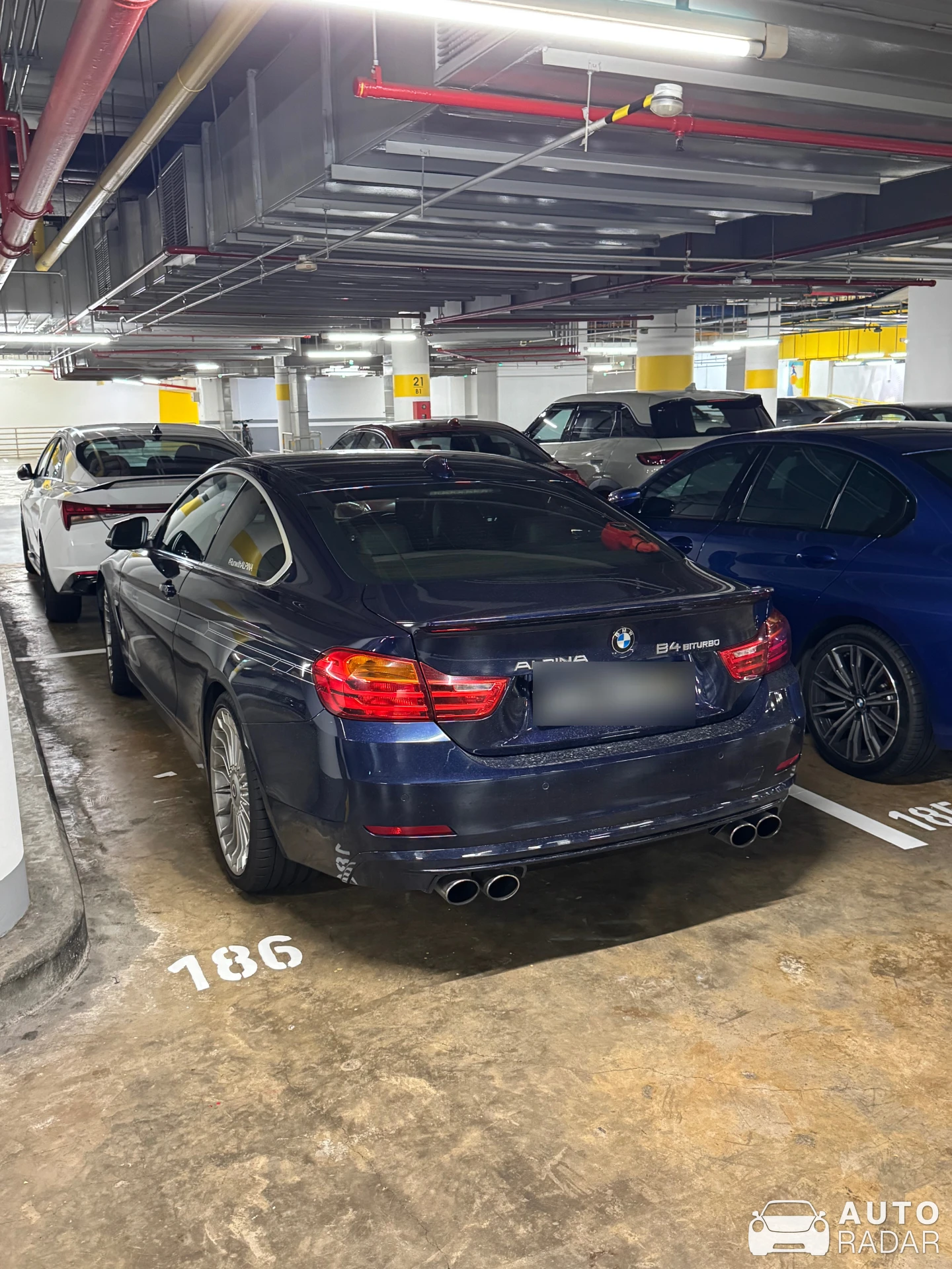 Alpina B4 spotted in Singapore