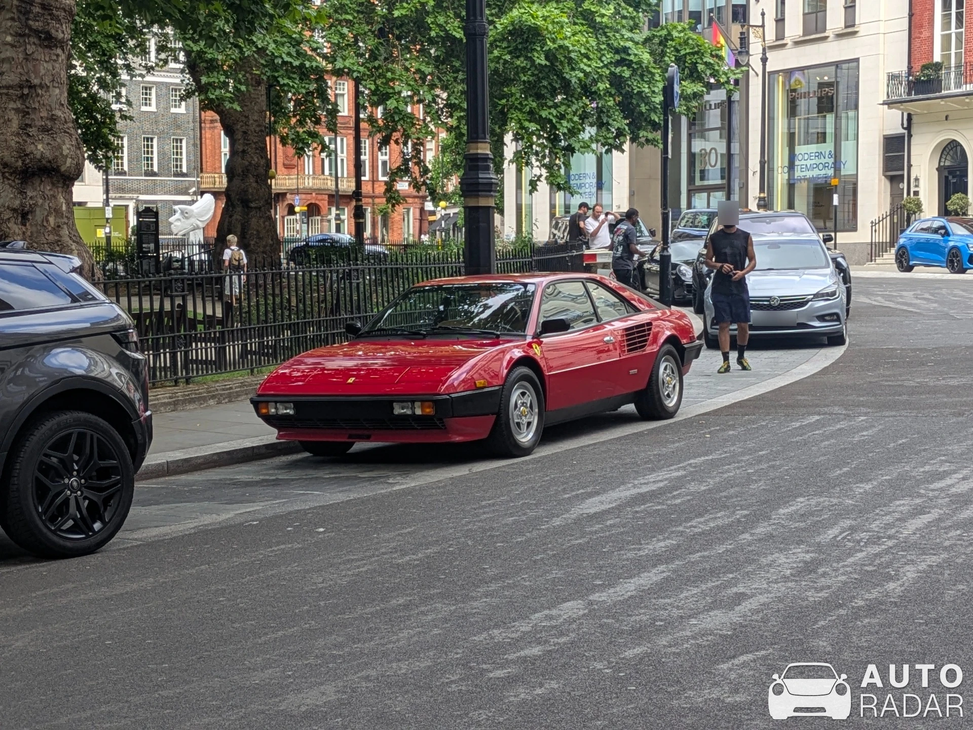 Ferrari Mondial 8 spotted in London