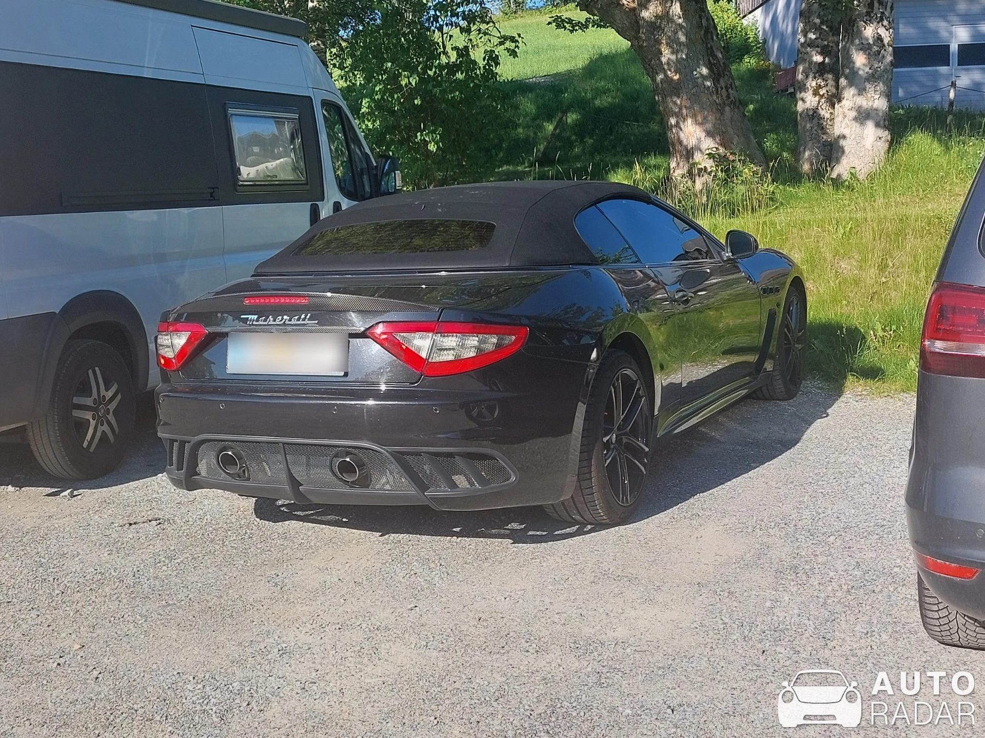 Maserati GranCabrio MC spotted in Anger