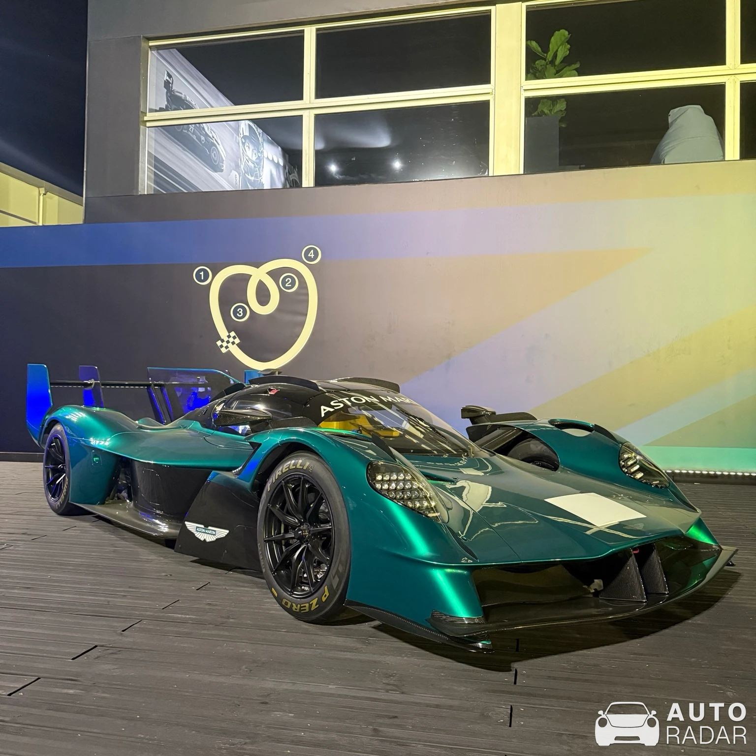 Aston Martin Valkyrie AMR PRO spotted in Le Mans