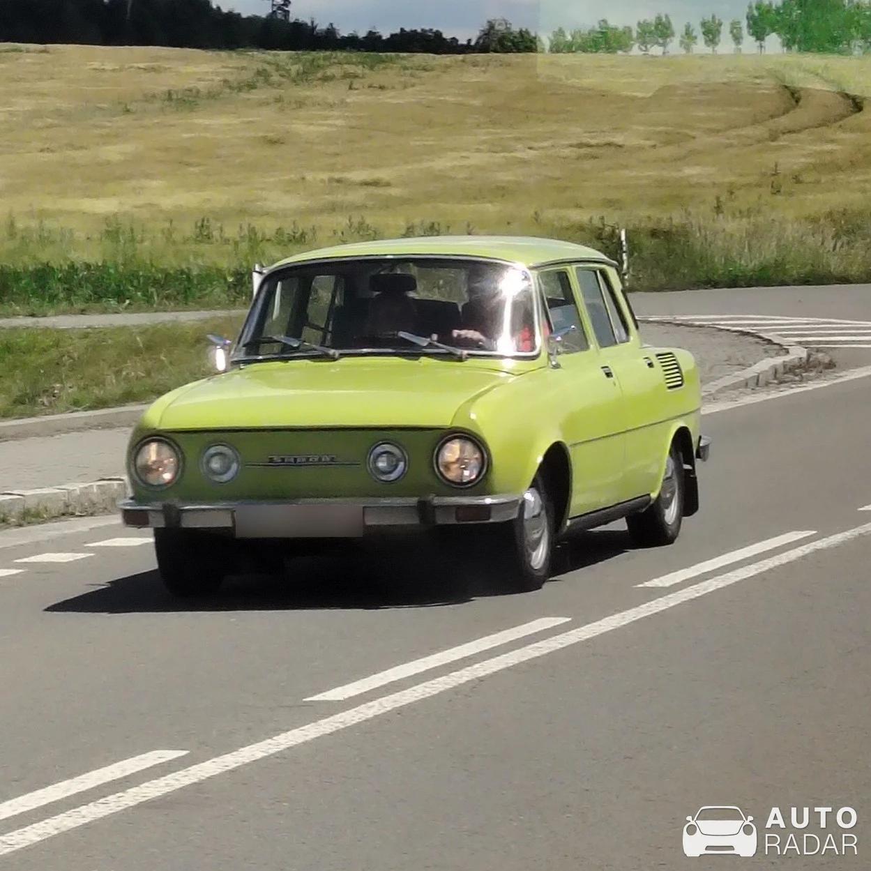 Škoda 100 spotted in Březová
