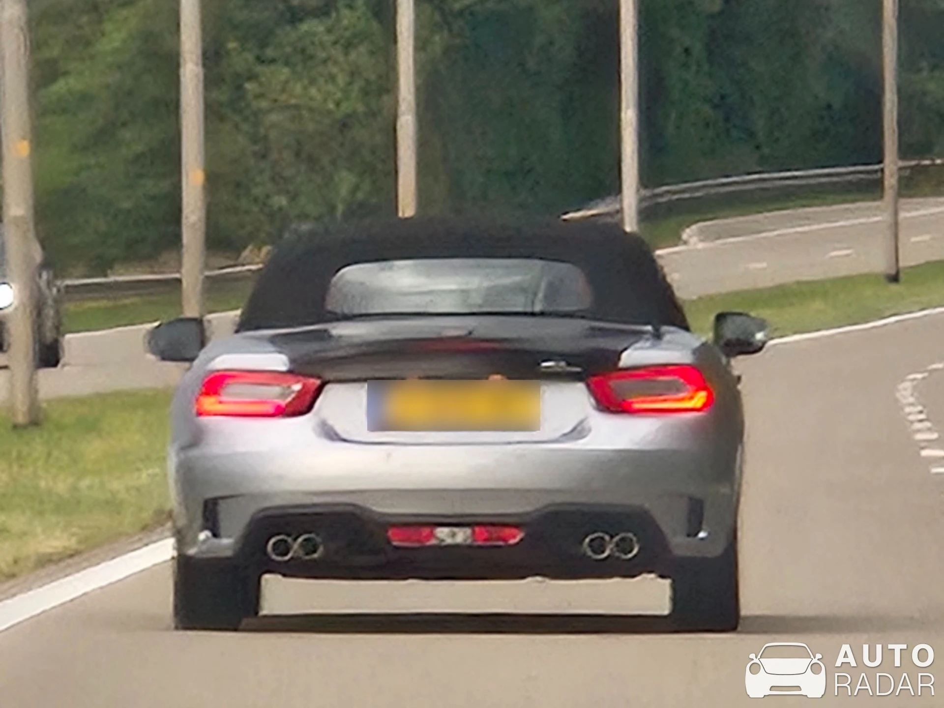 Abarth 124 spotted in Wormerveer