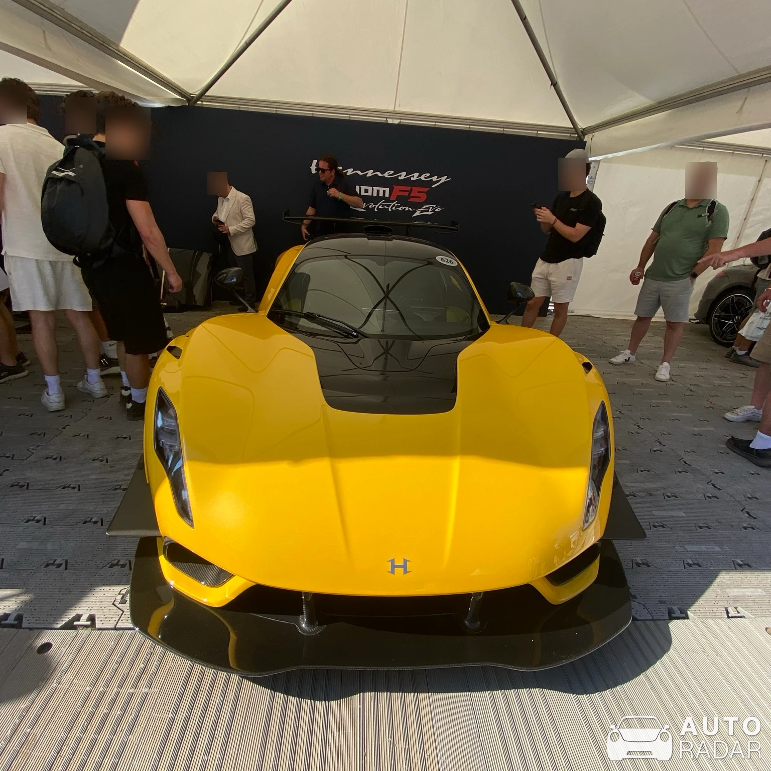 Hennessey Venom F5 spotted in Worthing
