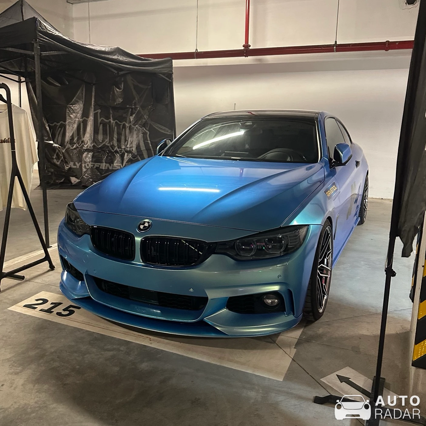 BMW 4 Series F32 Coupé spotted in București
