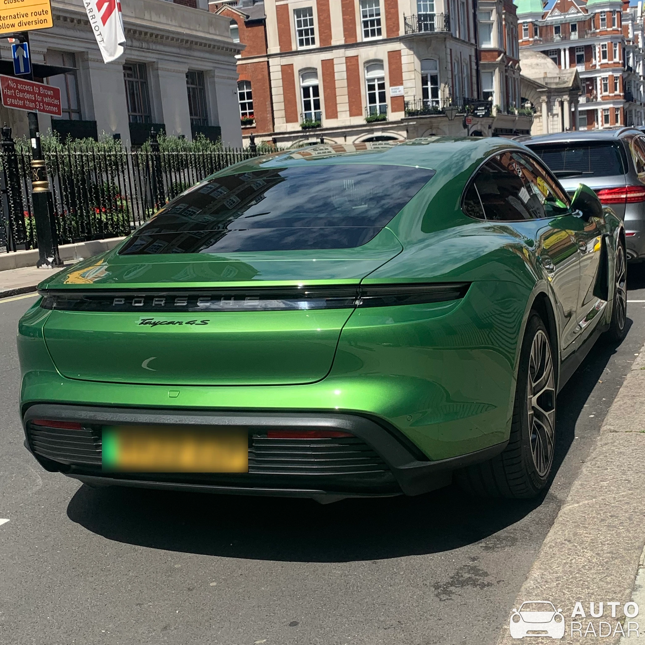 Porsche Taycan 4S spotted in London