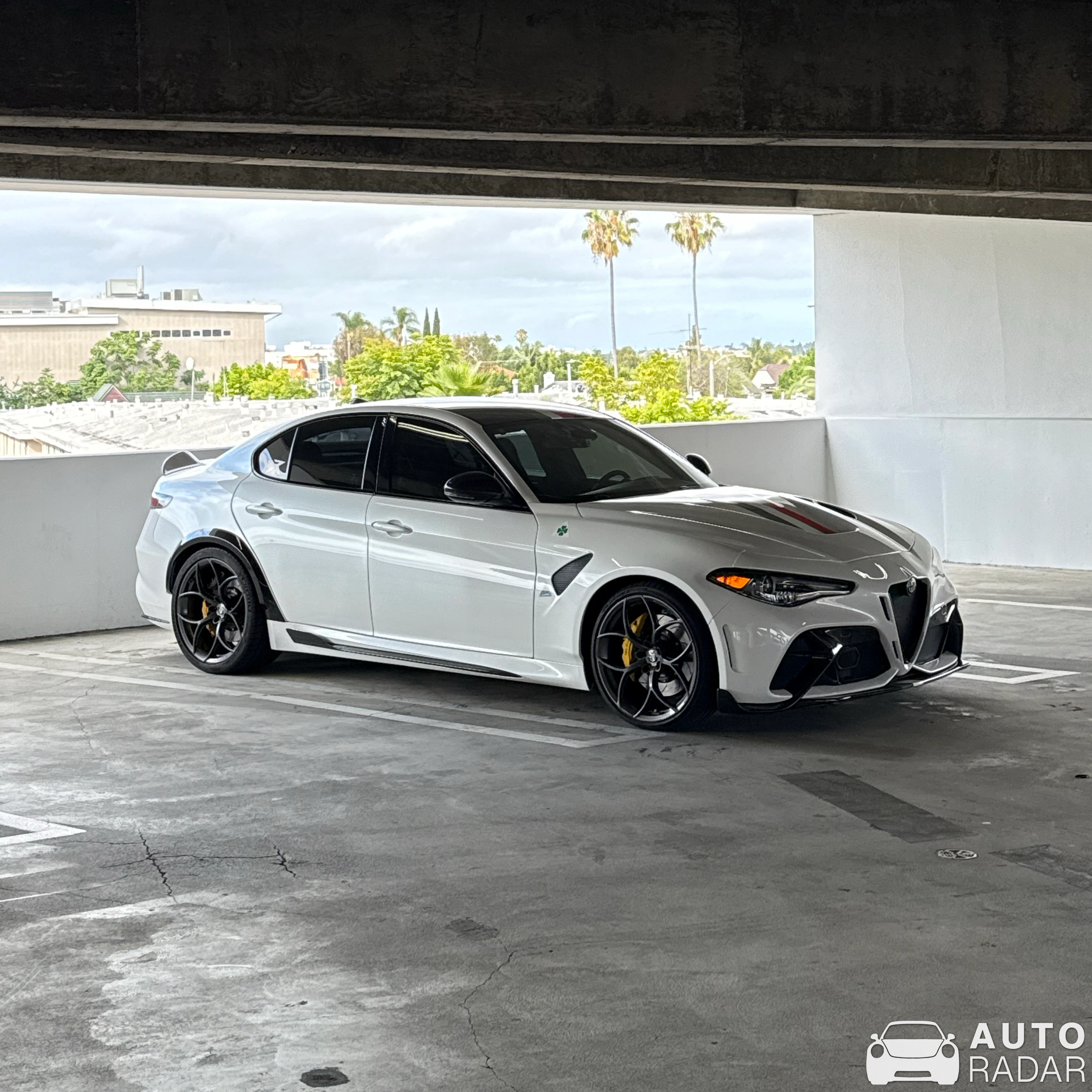 Alfa Romeo Giulia GTAm spotted in Los Angeles