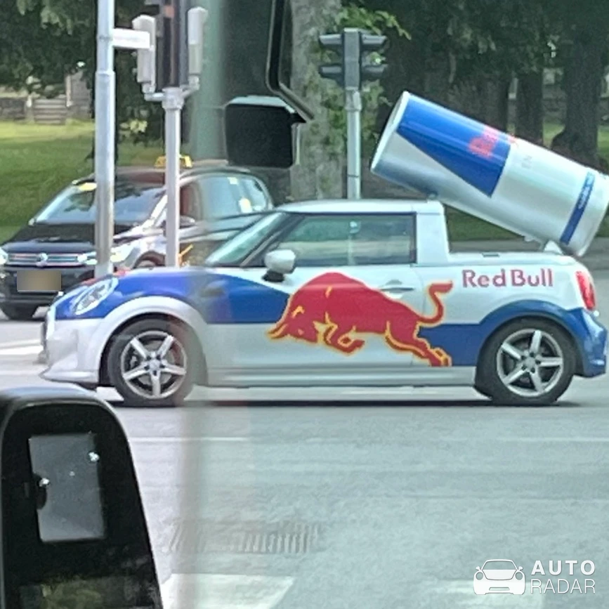 Mini Cooper Red Bull spotted in Visby