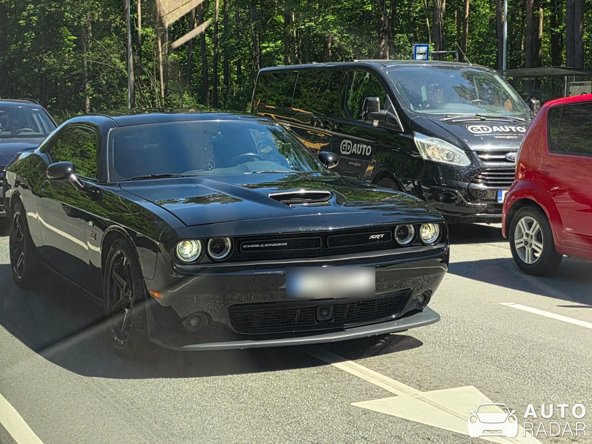 Dodge Challenger SRT spotted in Riga
