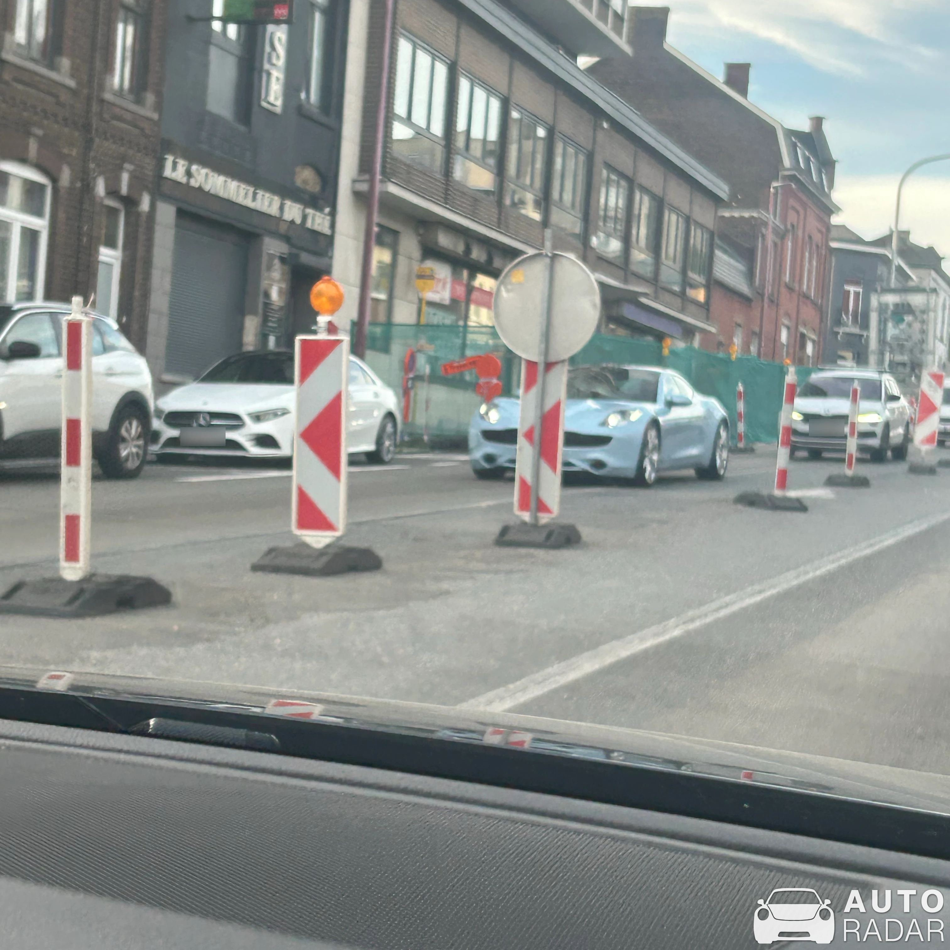 Fisker Karma spotted in Charleroi