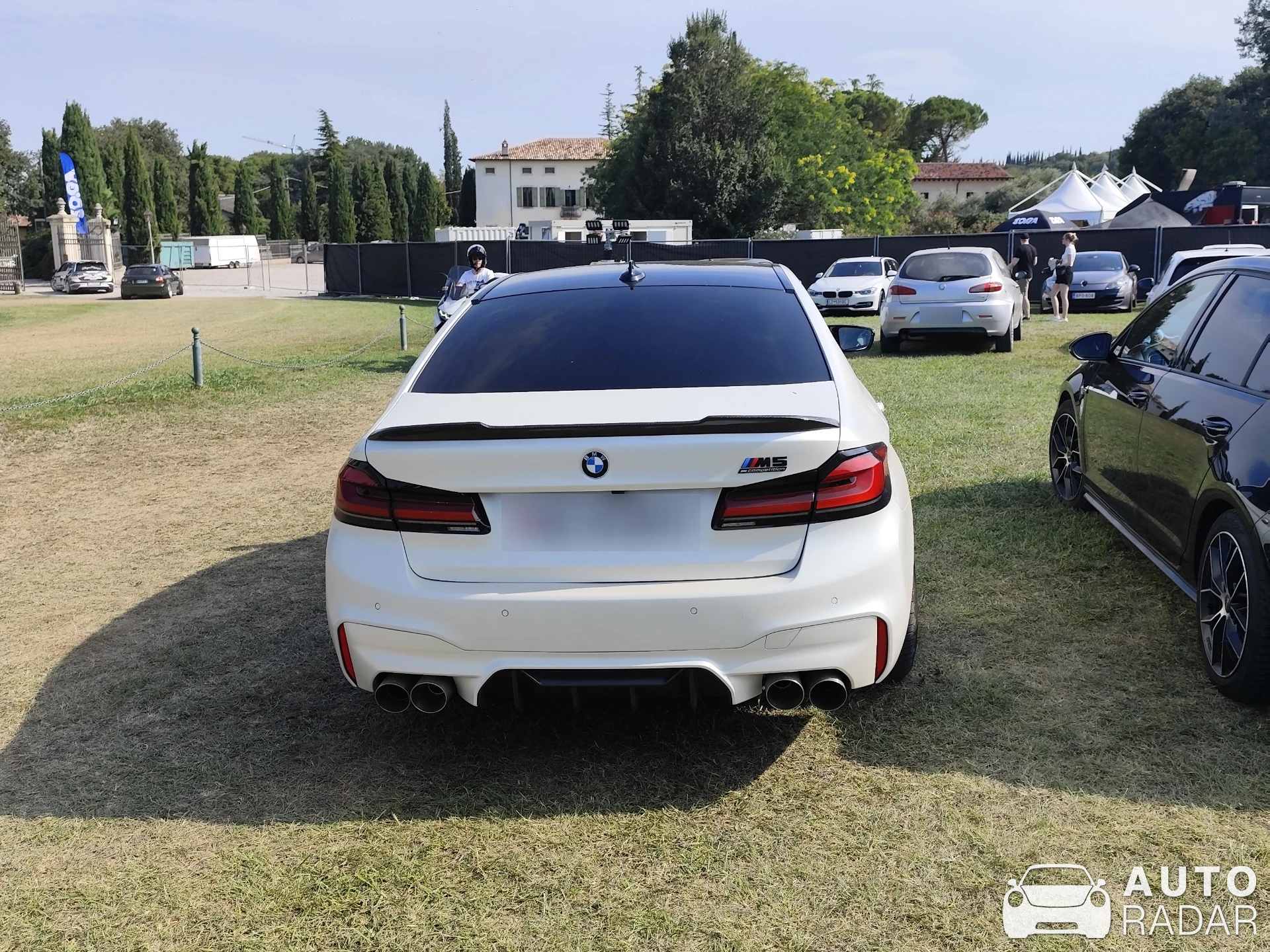 BMW M5 F90 Competition spotted in Monzambano