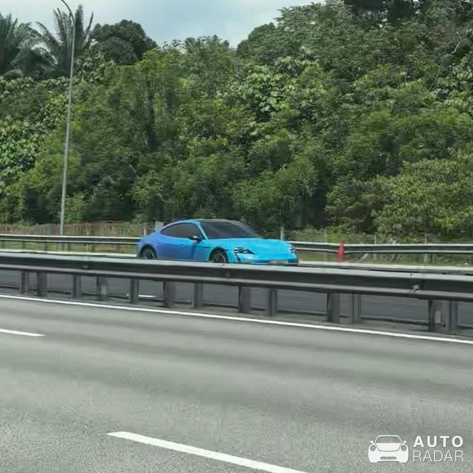 Porsche Taycan spotted in Sepang
