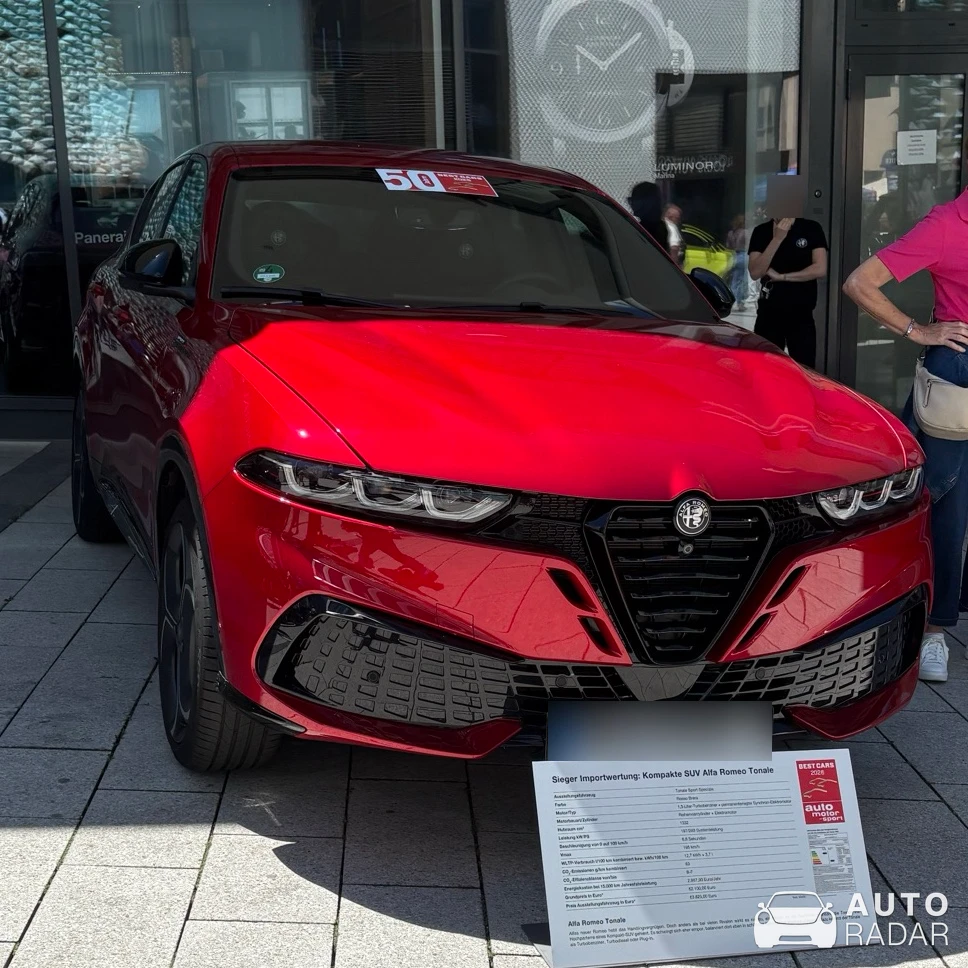 Alfa Romeo Tonale spotted in Stuttgart