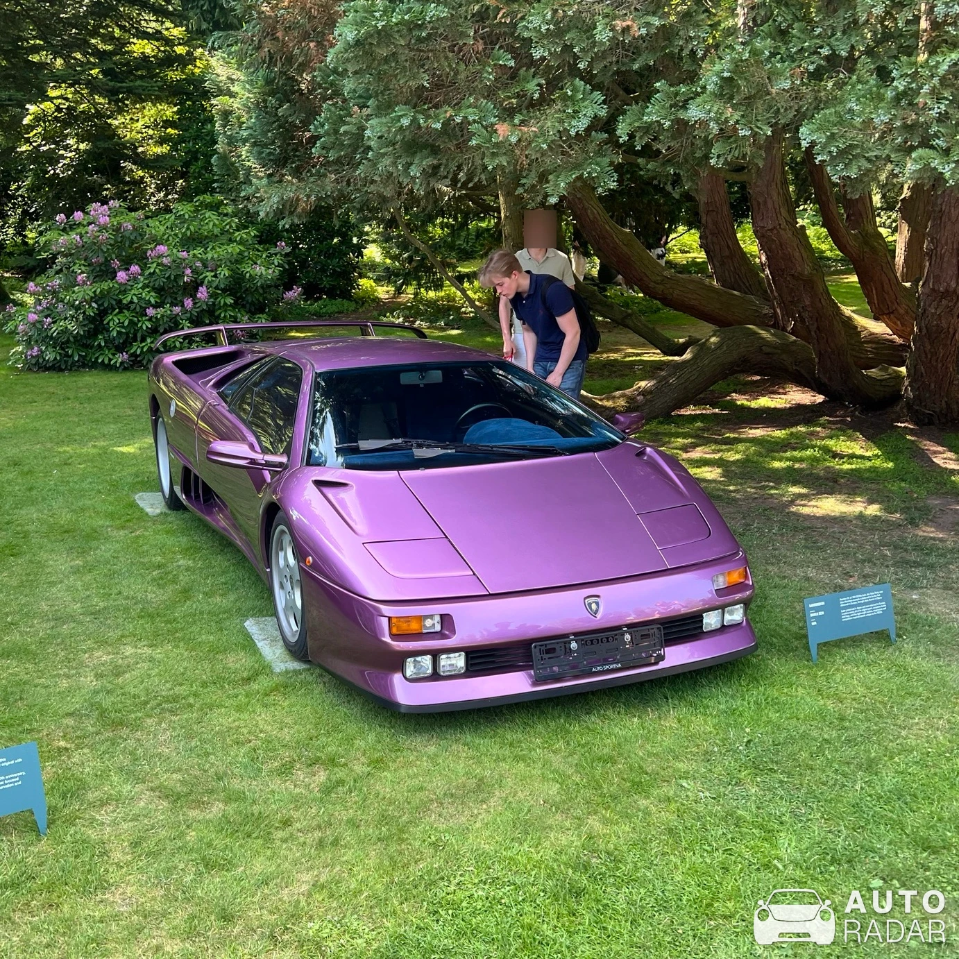 Lamborghini Diablo SE30 spotted in Båstad