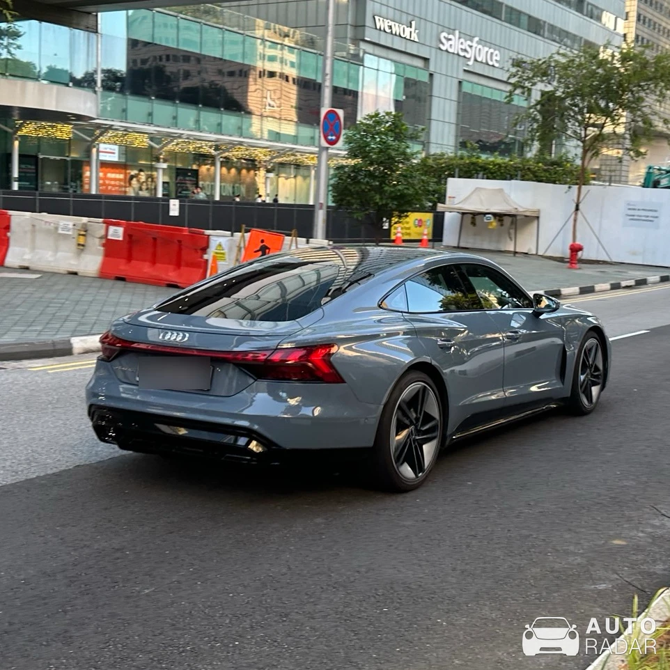 Audi E-Tron GT spotted in Singapore