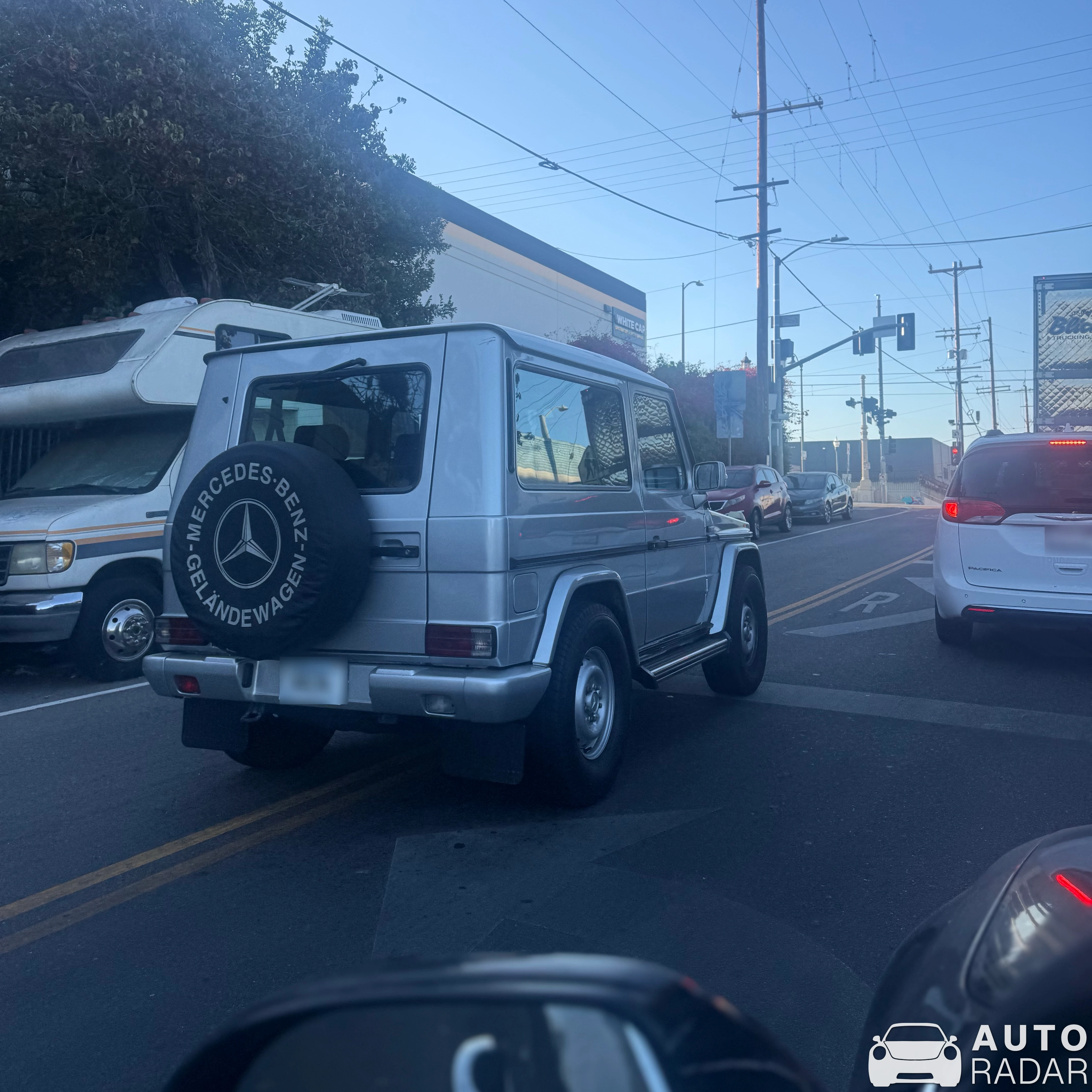 Mercedes-Benz 300GE SWB spotted in Los Angeles