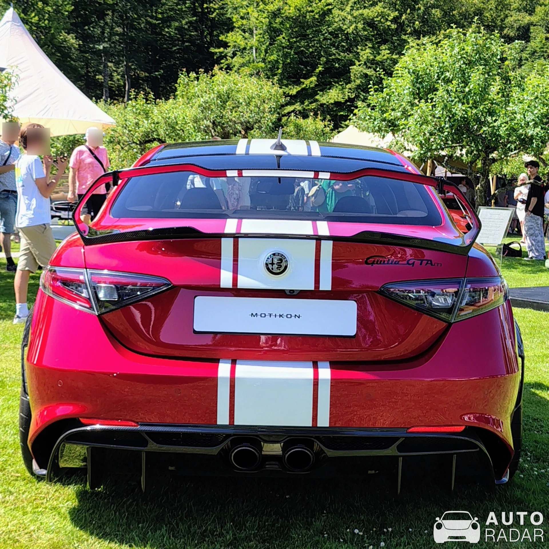 Alfa Romeo Giulia GTAm spotted in Båstad