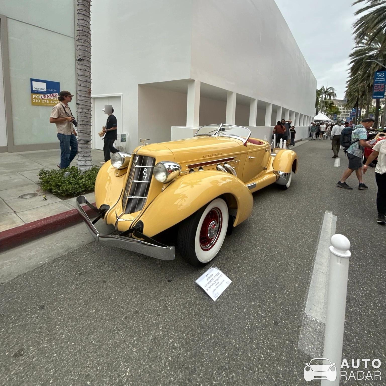 Auburn 851 Speedster spotted in Beverly Hills