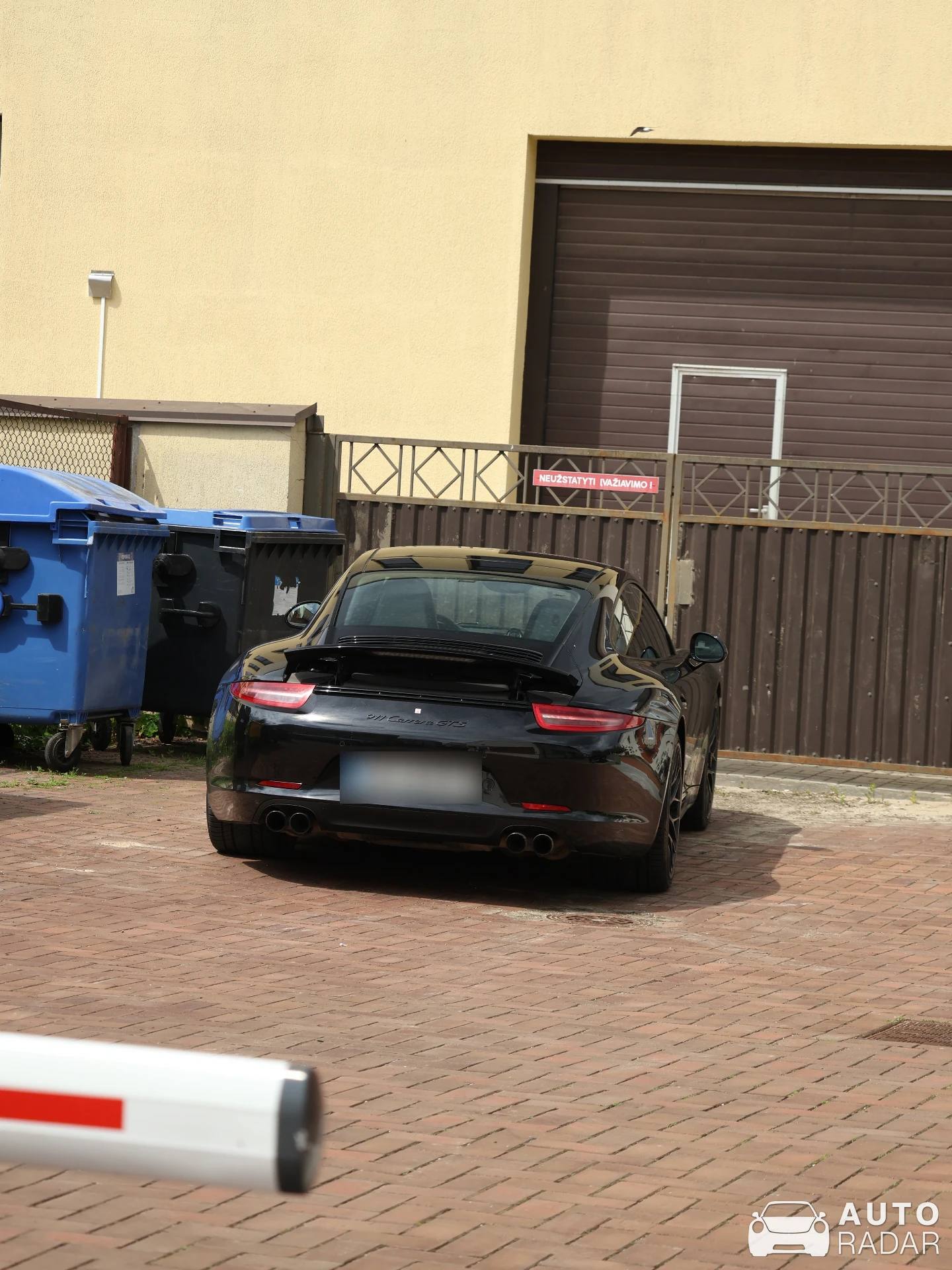 Porsche 991 Carrera GTS MkI spotted in Marijampolė