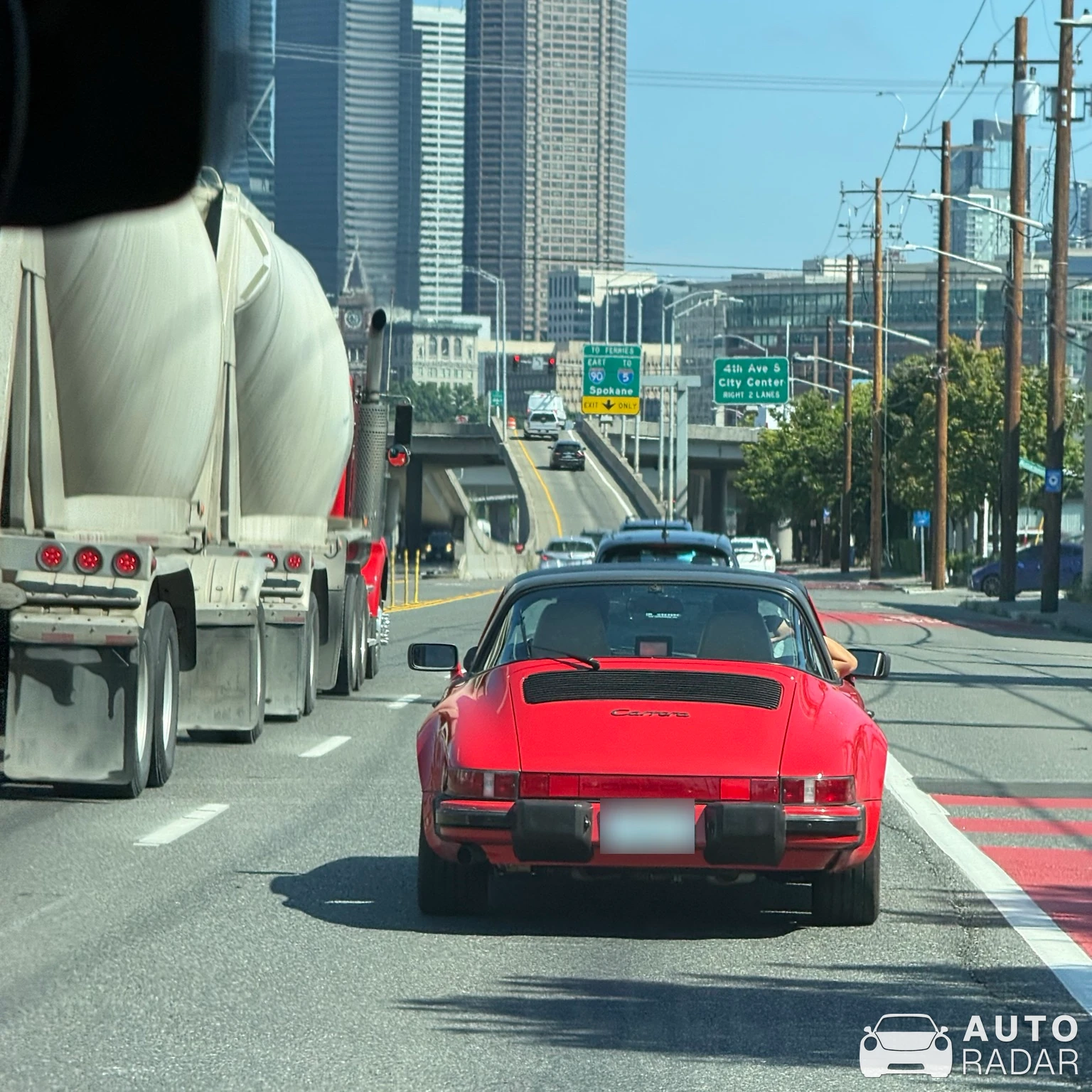 Porsche 911 Carrera 3.2 Targa spotted in Seattle