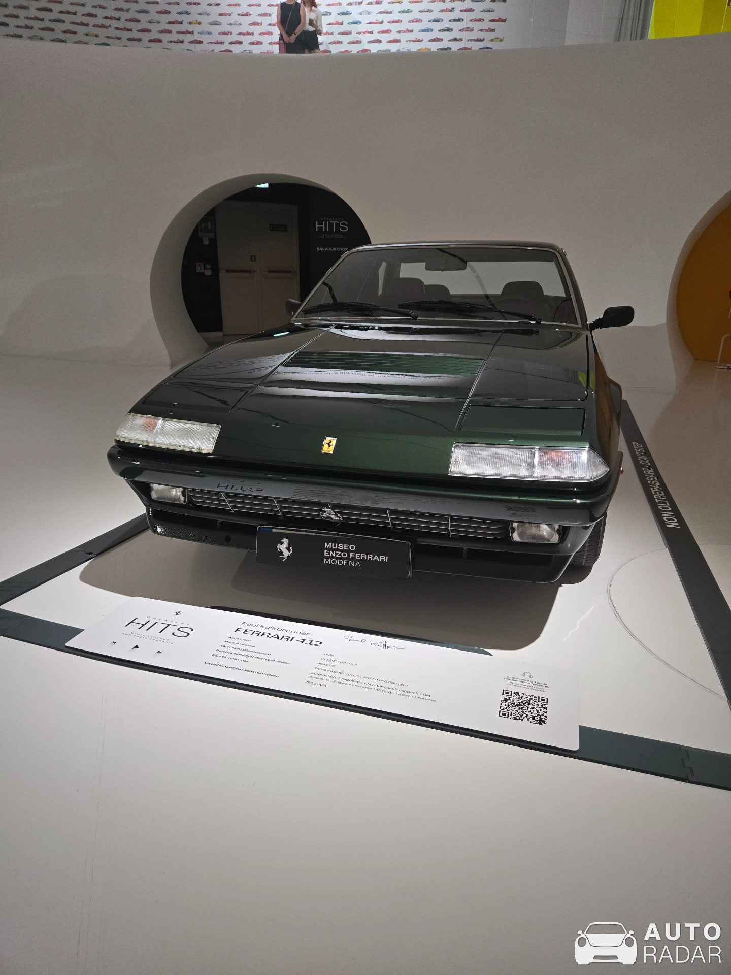 Ferrari 412 spotted in Modena, Italy