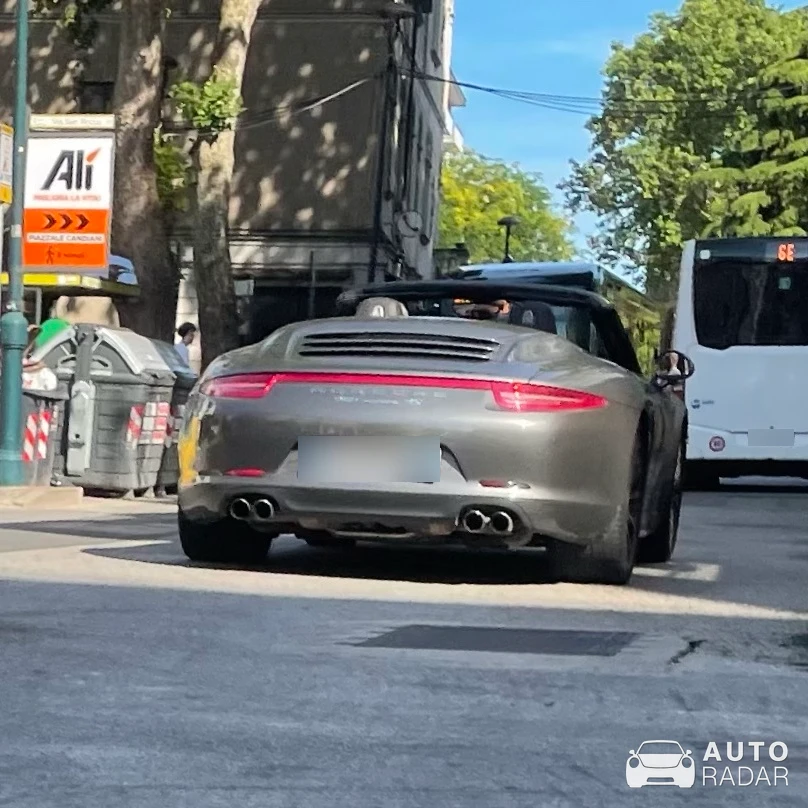 Porsche 991 Carrera 4S Cabriolet MkII spotted in Treviso