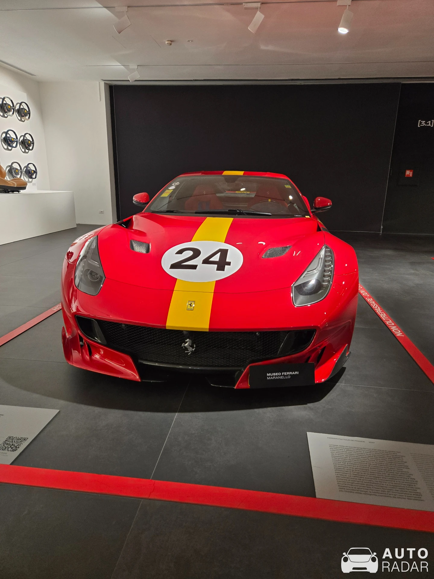 Ferrari F12tdf spotted in Maranello
