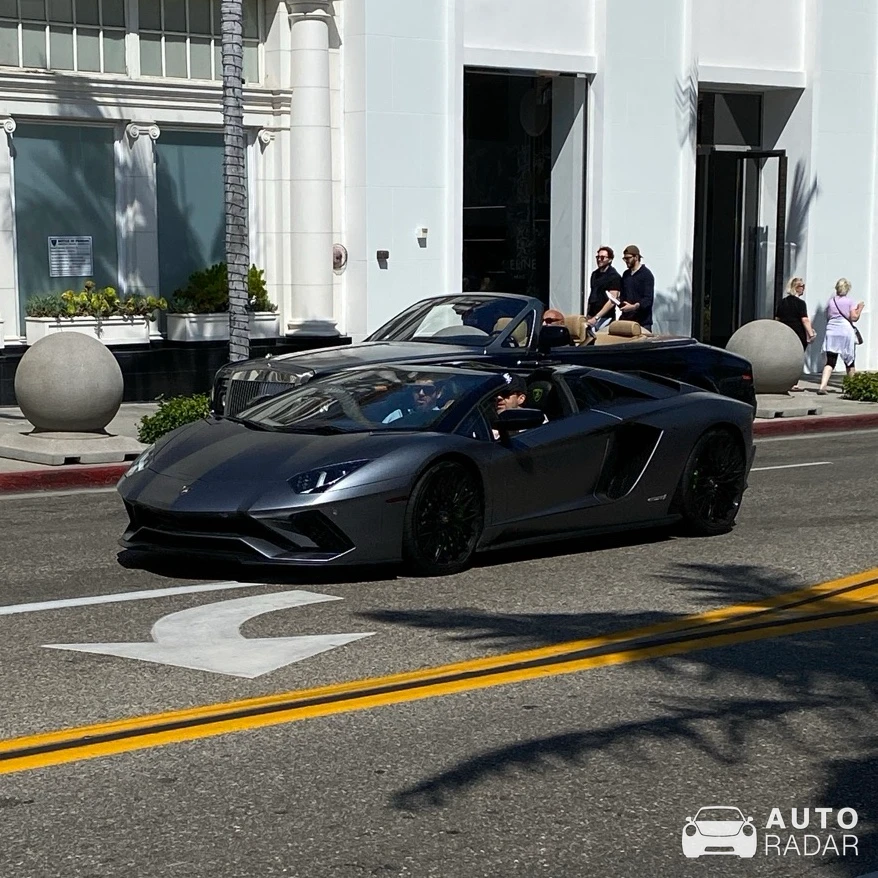 Lamborghini Aventador S LP740-4 Roadster spotted in Beverly Hills