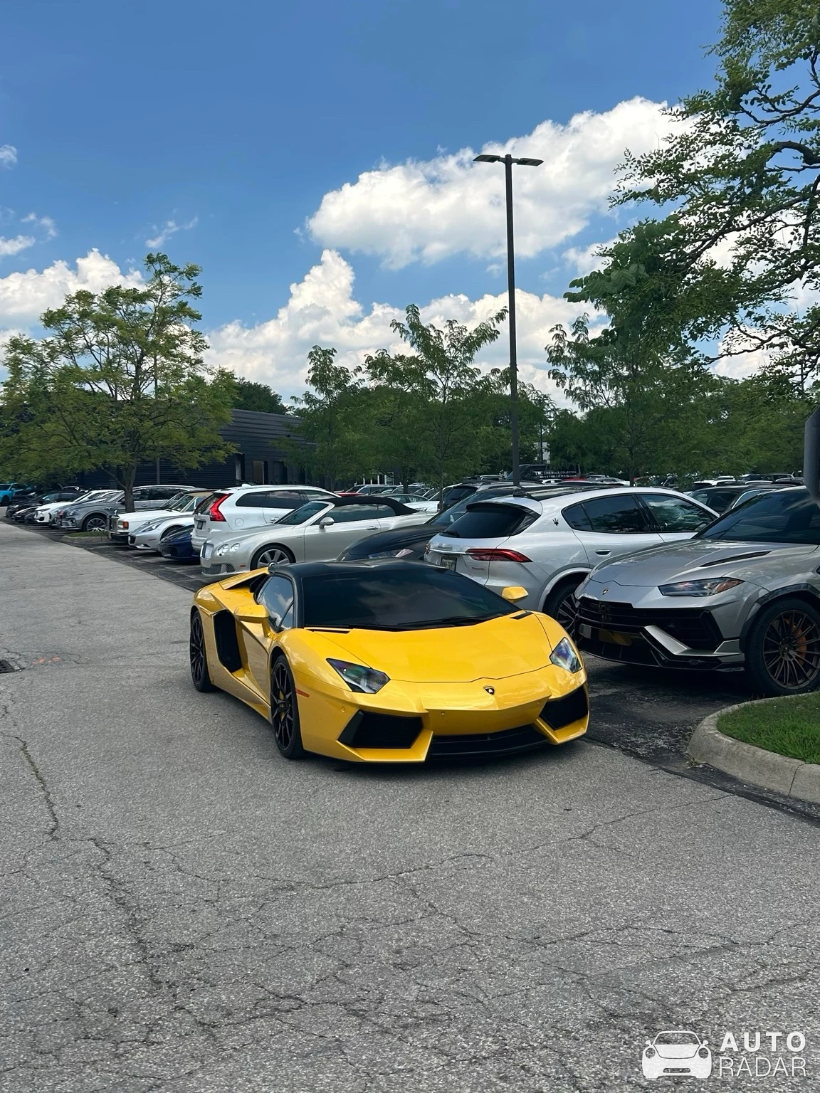 Lamborghini Aventador spotted in Dublin