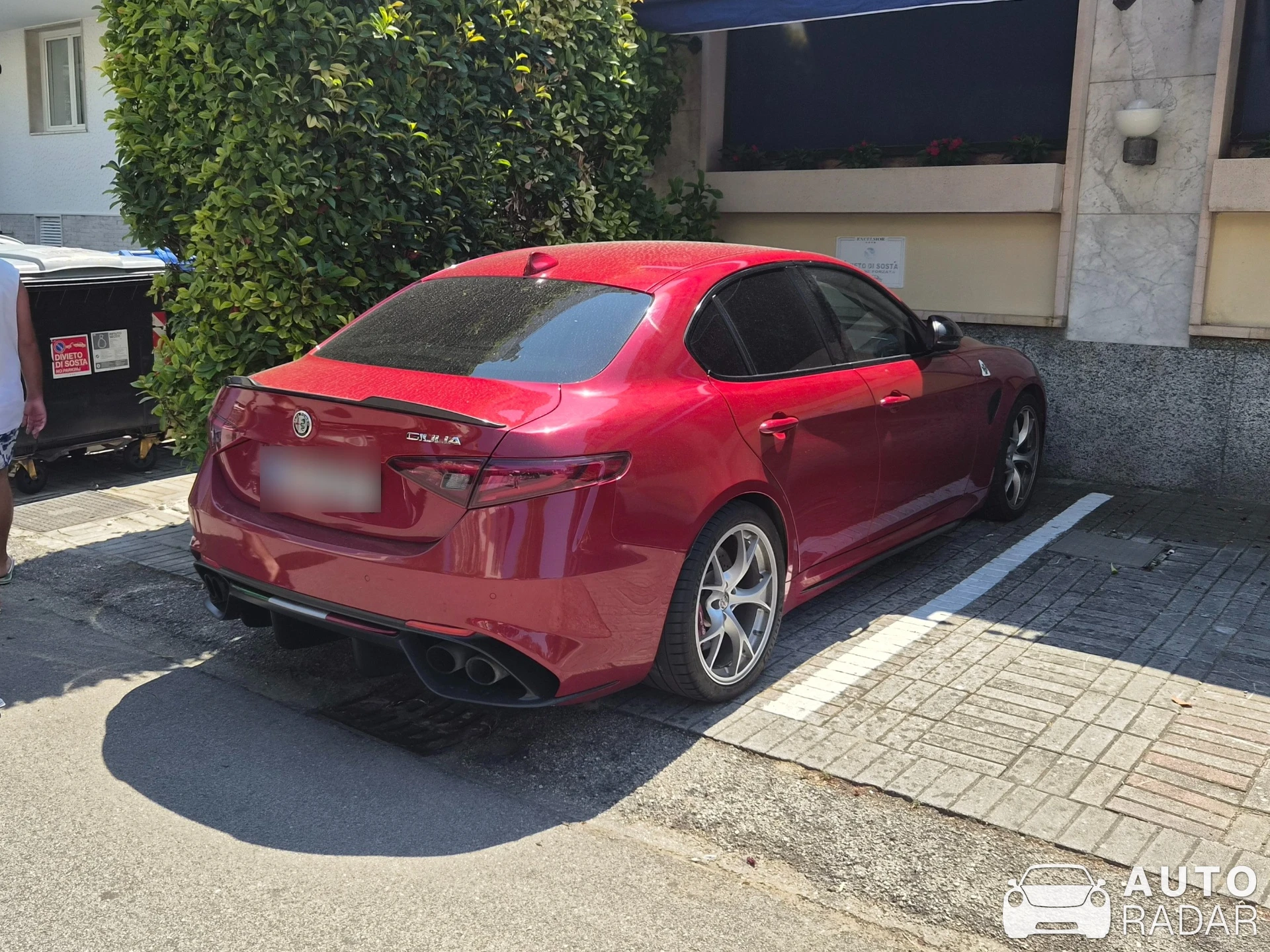 Alfa Romeo Giulia Quadrifoglio spotted in Jesolo, Italy